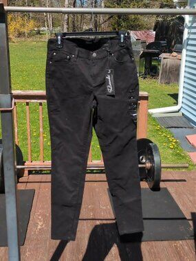 Tailormade Womens Black Skinny Fit Jeans New Sz 8 Basic Casual Ankle Boot Pencil
